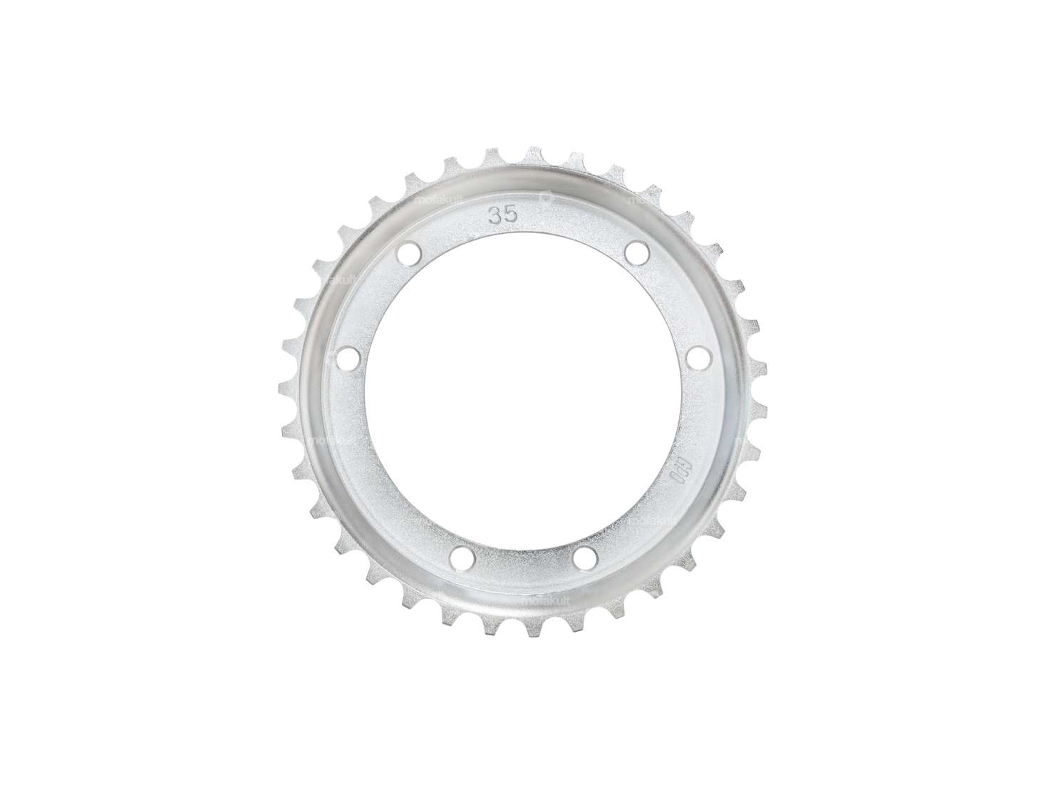 GPO sprocket 35 teeth chrome matt | Puch Maxi, Puch X30 NG-2AH Carousel Image 1