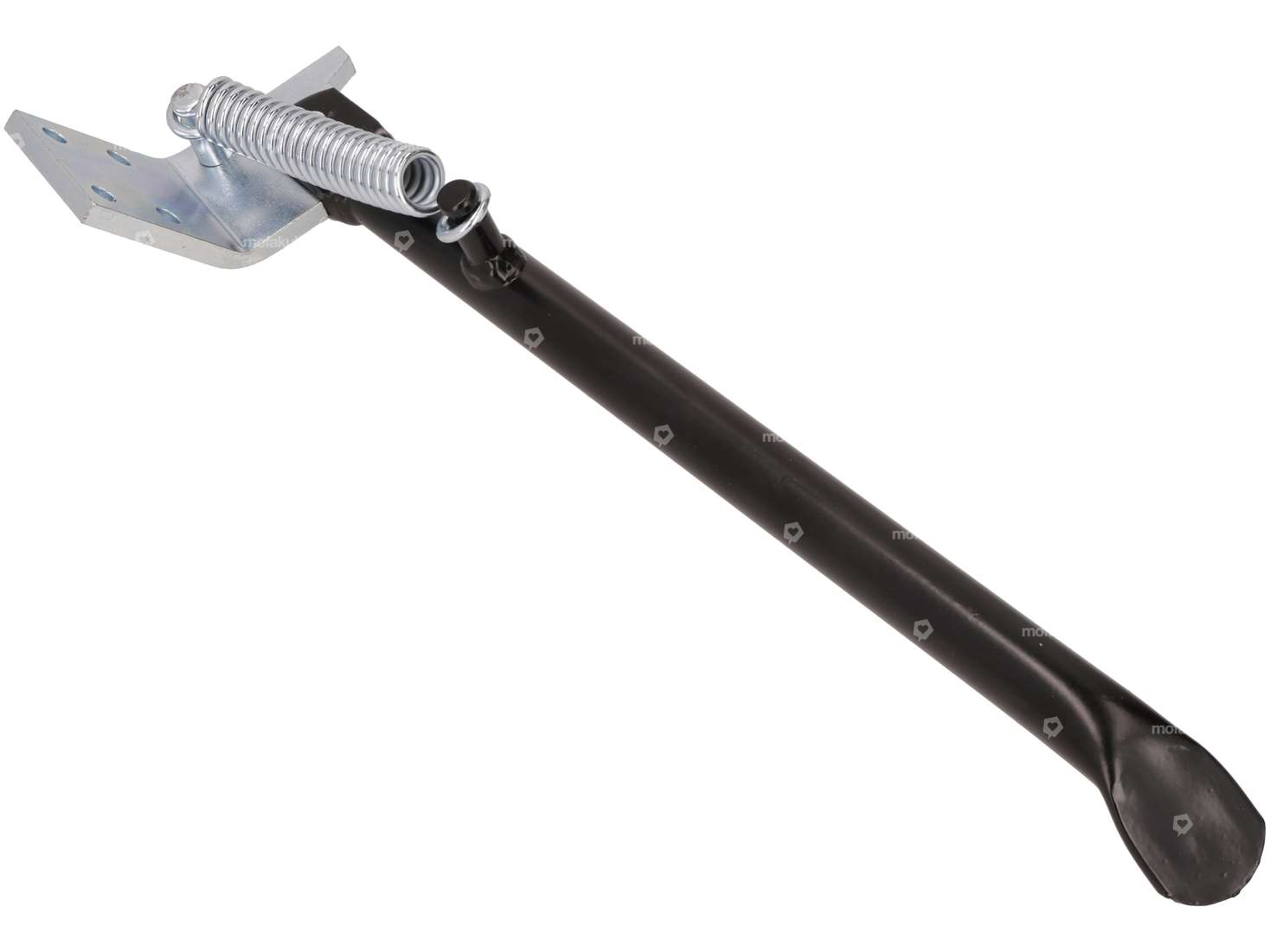 Cavalletto laterale sinistro a montaggio angolare 32 cm nero Carousel Image 2