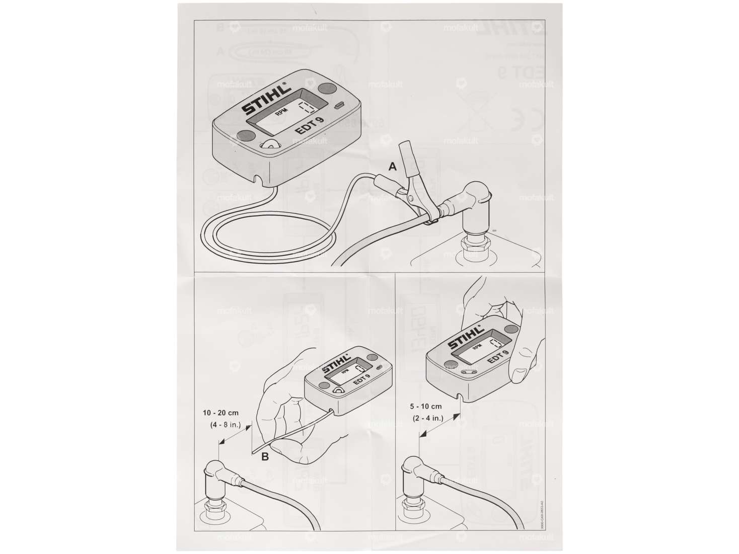 STIHL EDT 9 rev counter Carousel Image 3