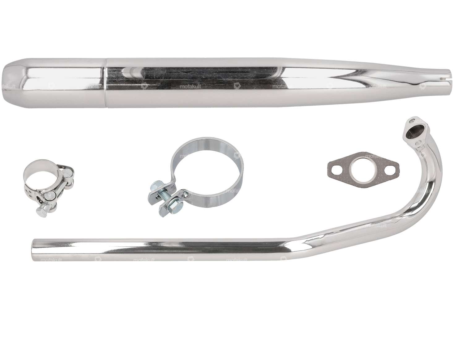 Sigaro di scarico GPO Ø 28 / 60 mm cromato | Sachs 503 ADV Carousel Image 1