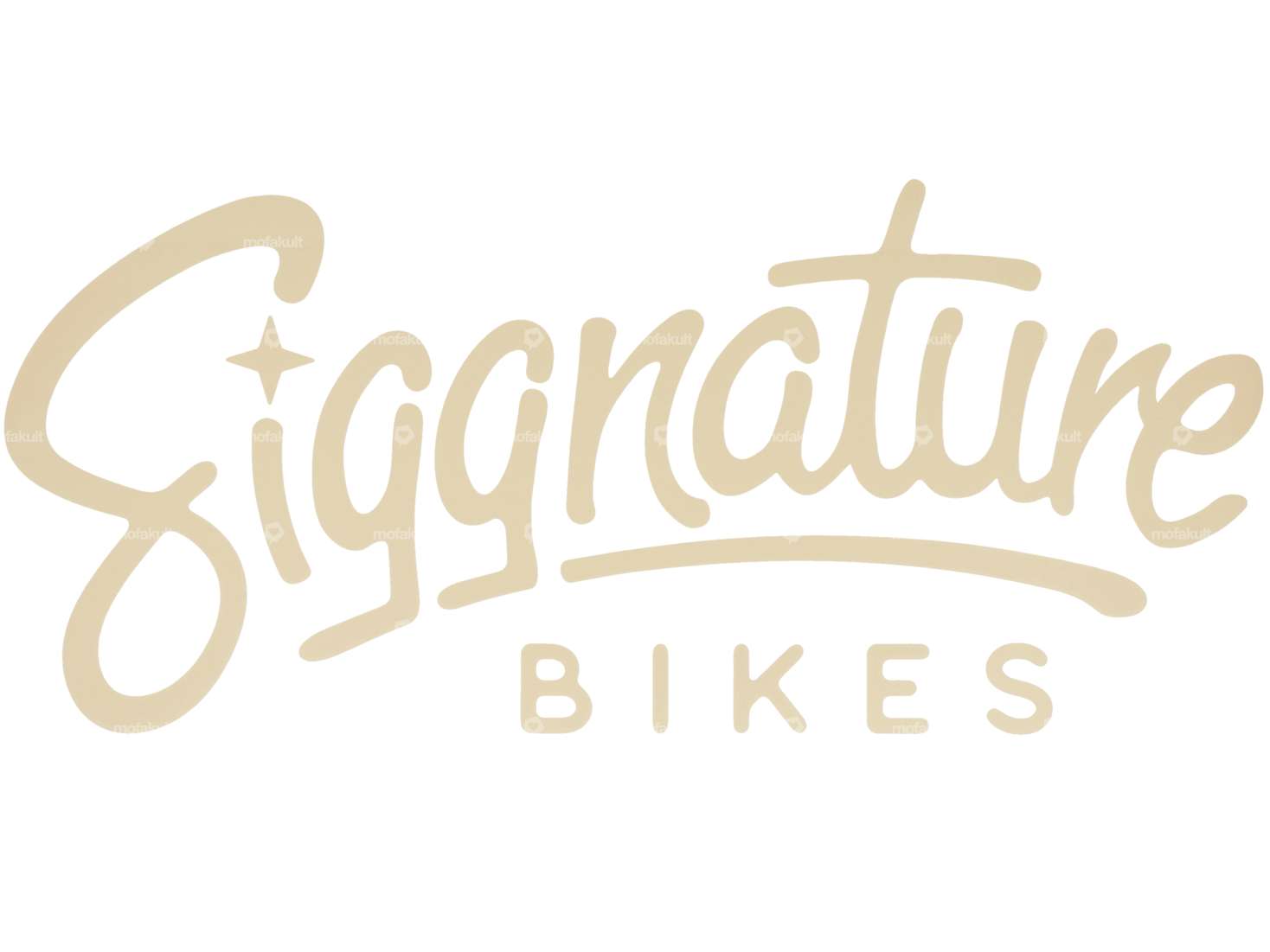 Adesivo Siggnature "Siggnature Bikes" lunotto posteriore 50 x 23 cm bianco Carousel Image 1