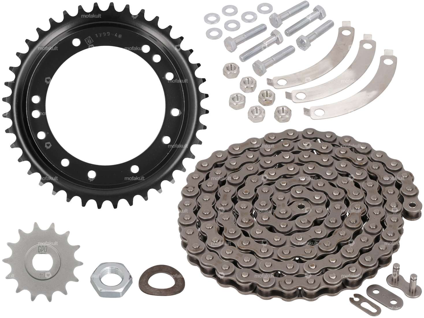 ESJOT chain kit | Pony GTX, GTA / Hercules 623 / Alpa Turbo Carousel Image 1