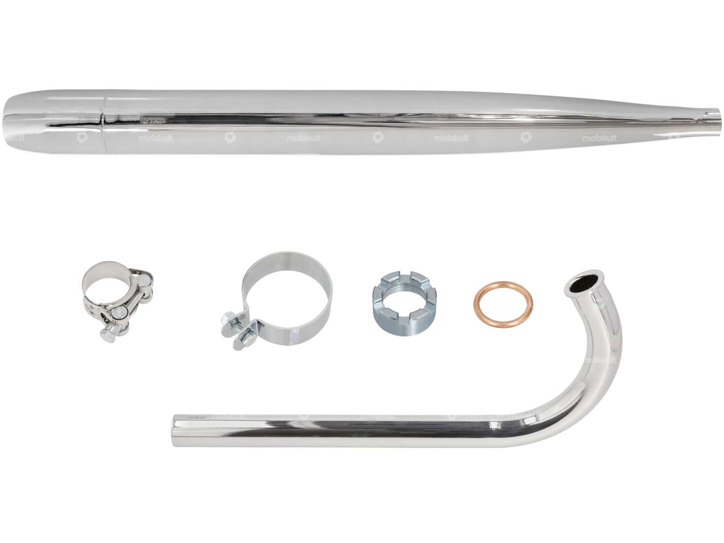 swiing® set di scarico a risonanza ingegnosa Ø 28 / 70 mm camuffato | Sachs 50/2, 50/3 Carousel Image 1