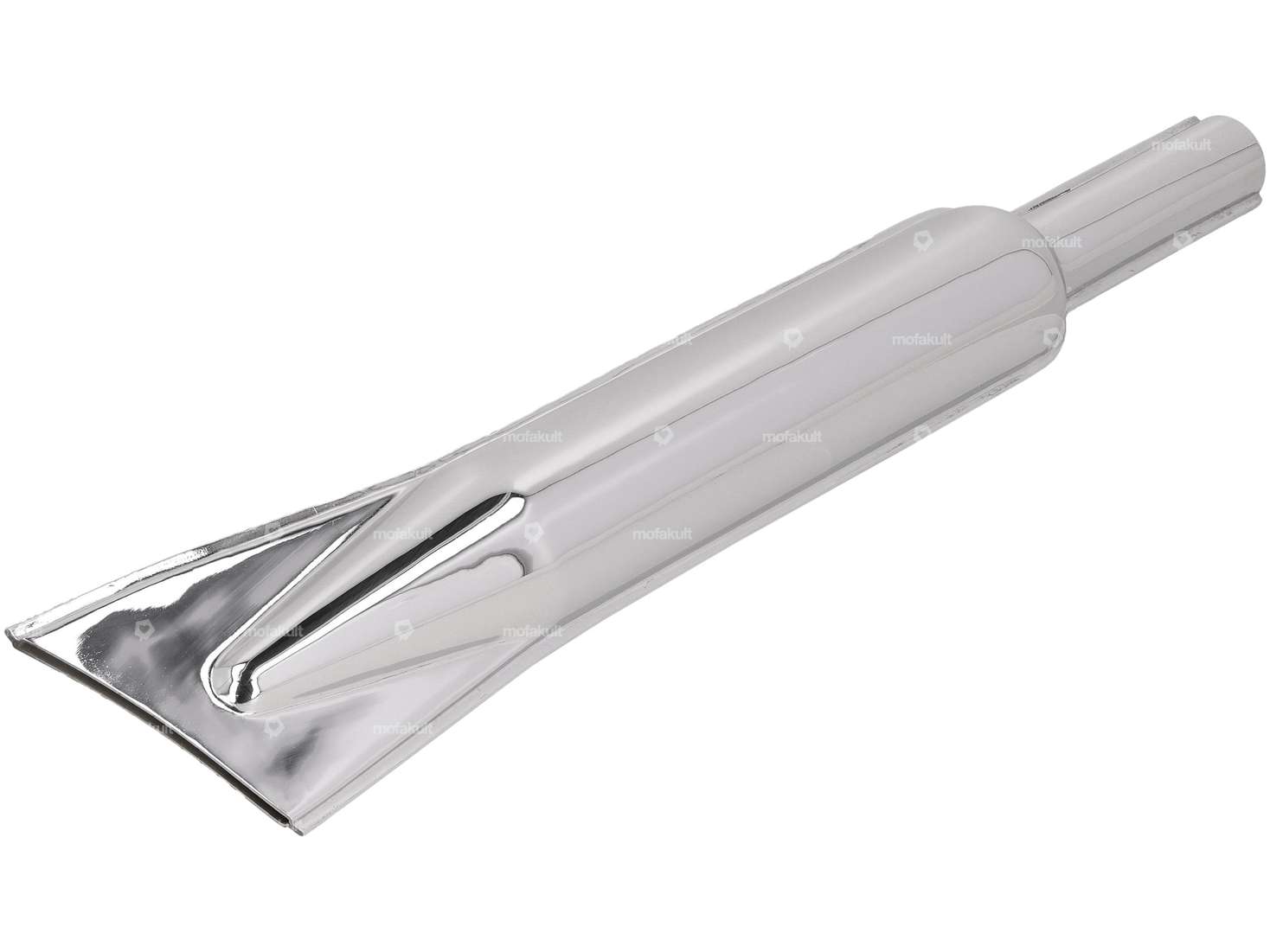 Silenziatore (28/56 mm) cromato per scarico corto Carousel Image 2