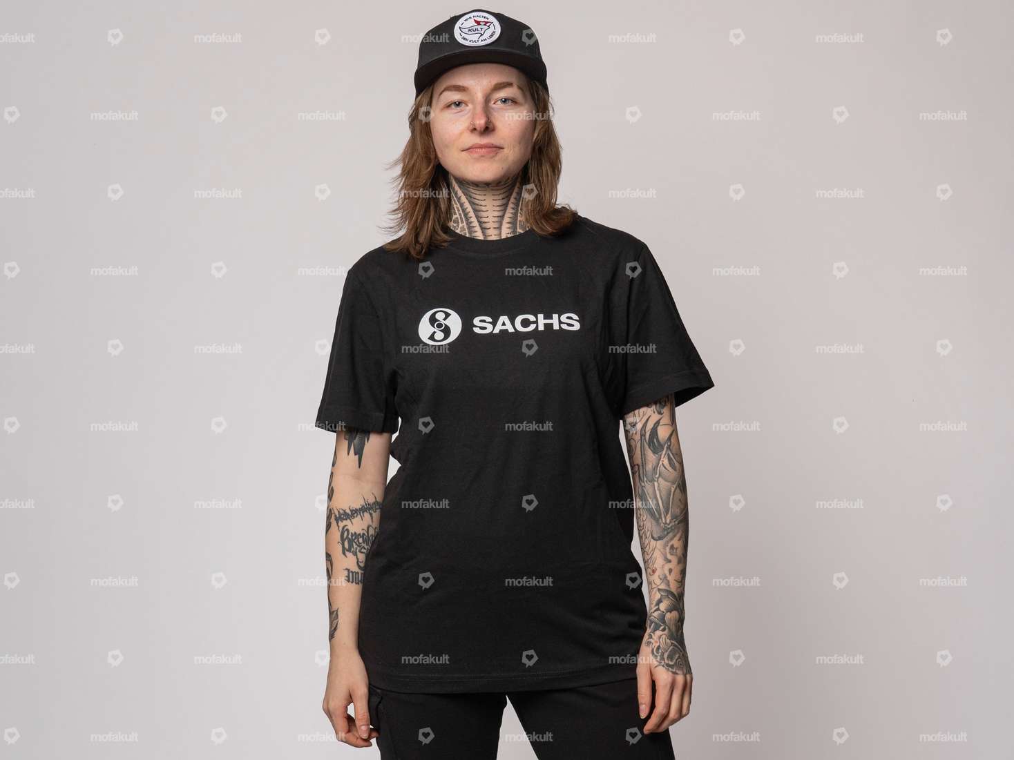 mk-Merch T-Shirt «SACHS» UNISEX schwarz Carousel Image 3
