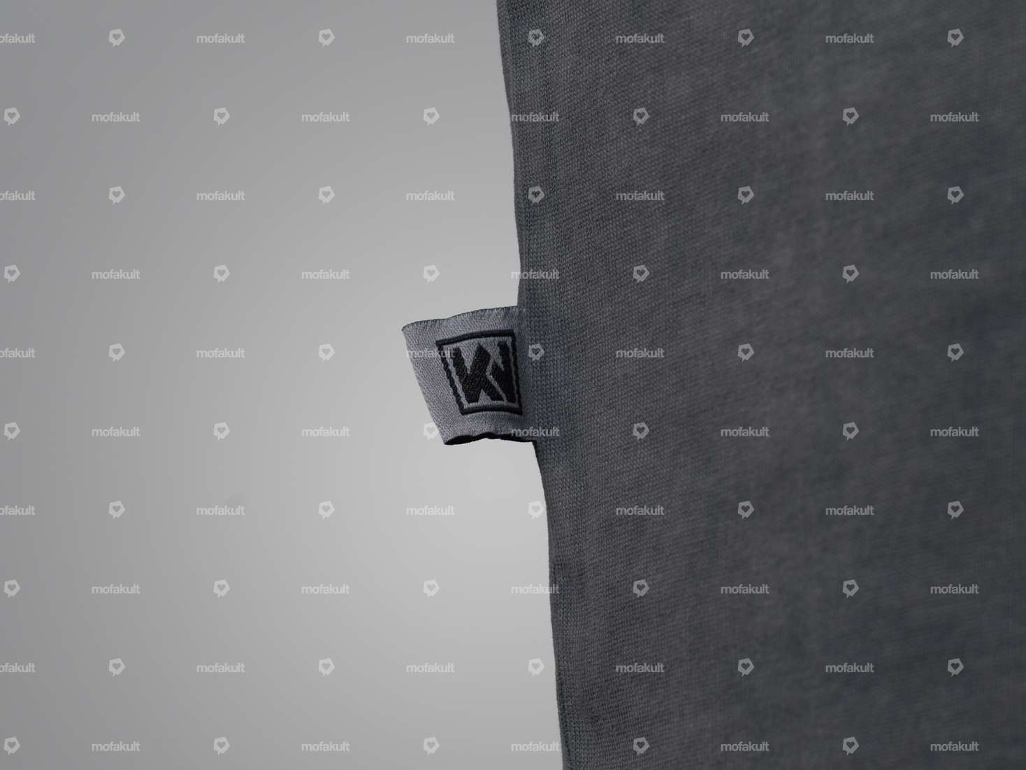 KULTWEAR T-shirt "Vintage" oversize grigio Carousel Image 5