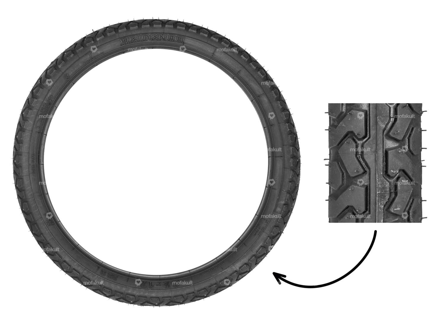 Pneumatico Heidenau 2,25 x 17" M4 Allround Carousel Image 1