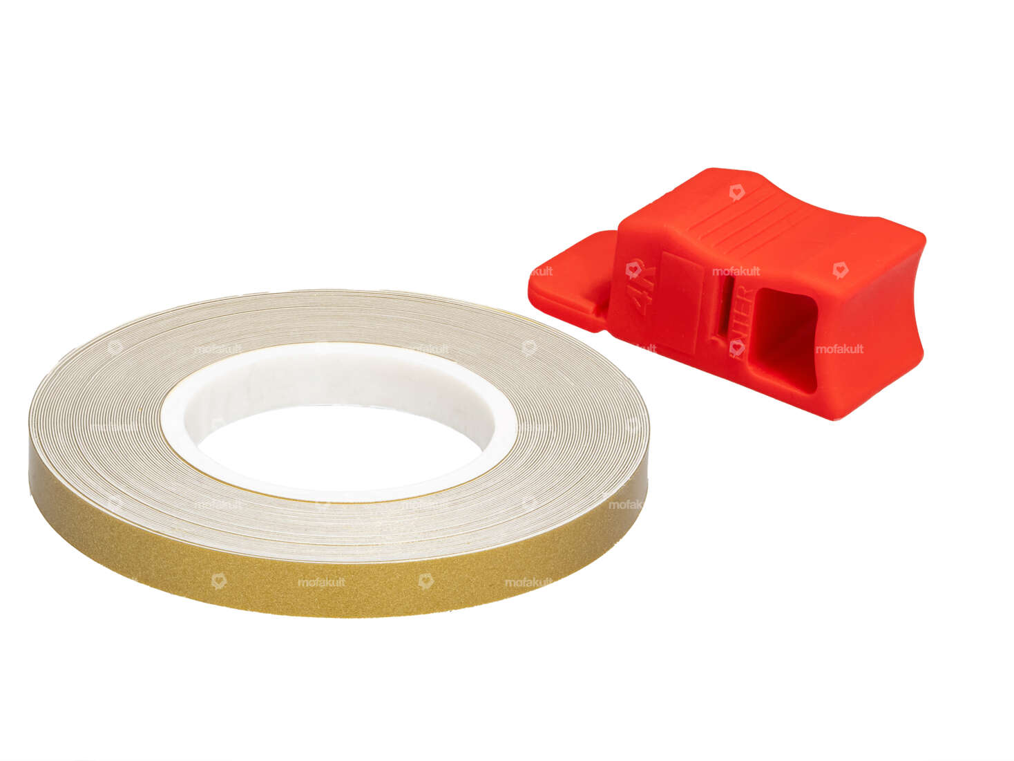 Felgenband 5 mm gold matt (6 m) Carousel Image 1