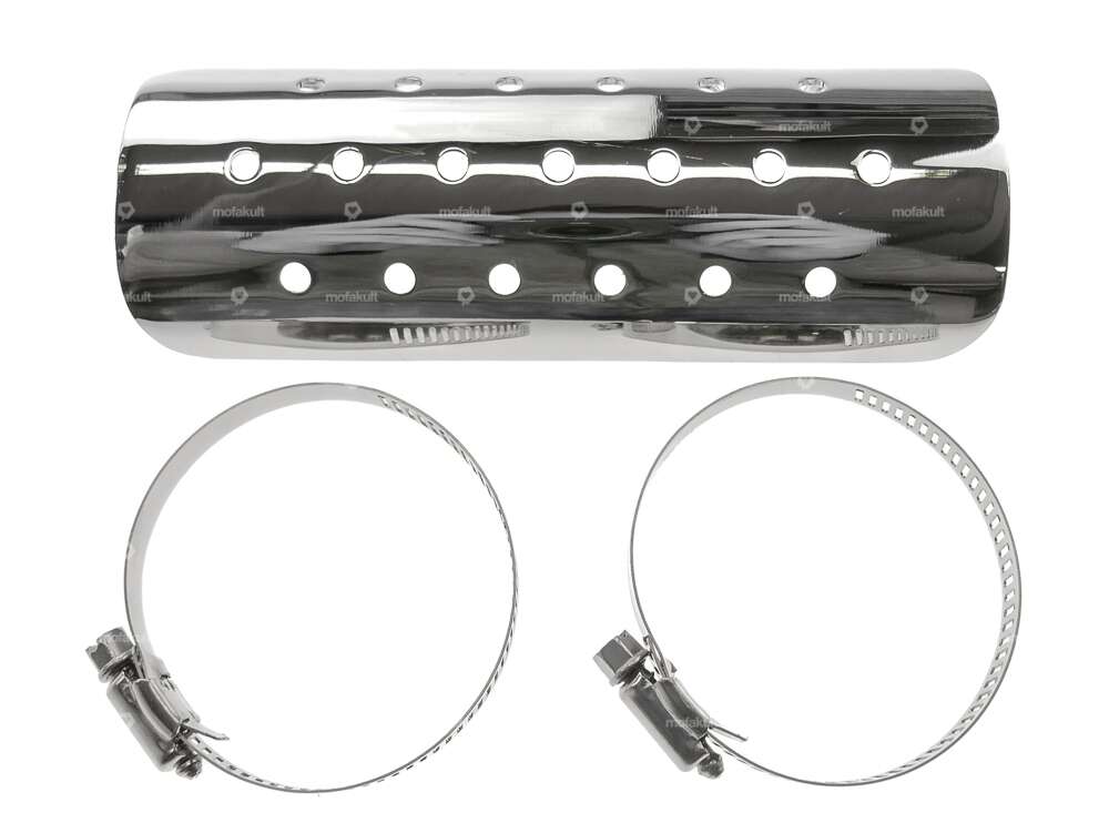 Piastra termica di scarico fori acciaio cromato (150 mm) Carousel Image 1