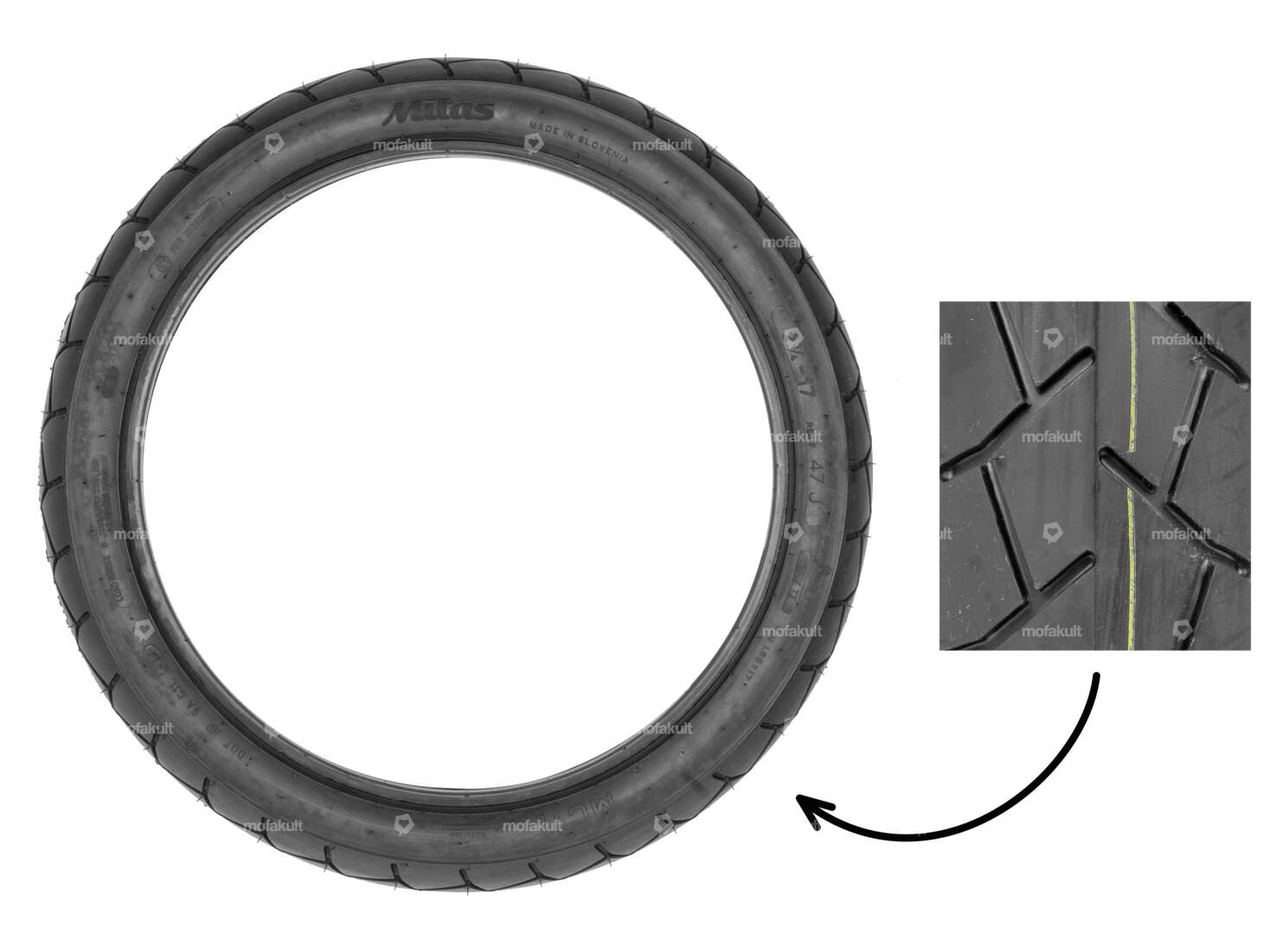 Mitas 2.75 x 17" Reifen MC11 Semi-Slick Carousel Image 1