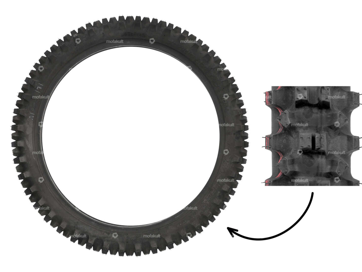 Pneumatici Mitas 70/100 x 17 Terra Force - MX SM Motocross Carousel Image 1