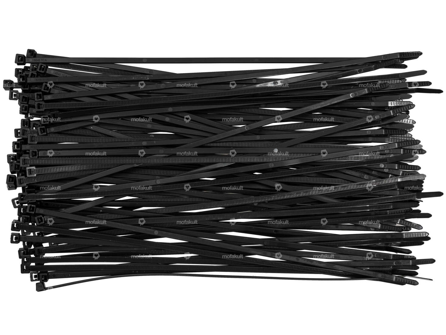 HellermannTyton cable ties long 4.6 x 300 mm (100 pcs.) black Carousel Image 1