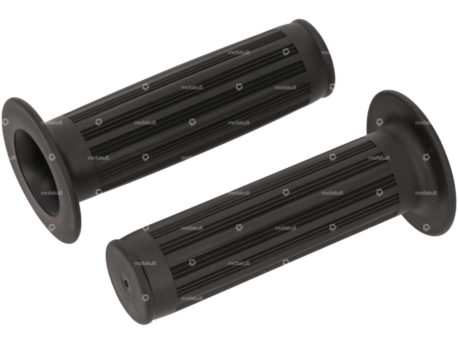 Manopole scanalate automatiche Magura look nero opaco Carousel Image 1