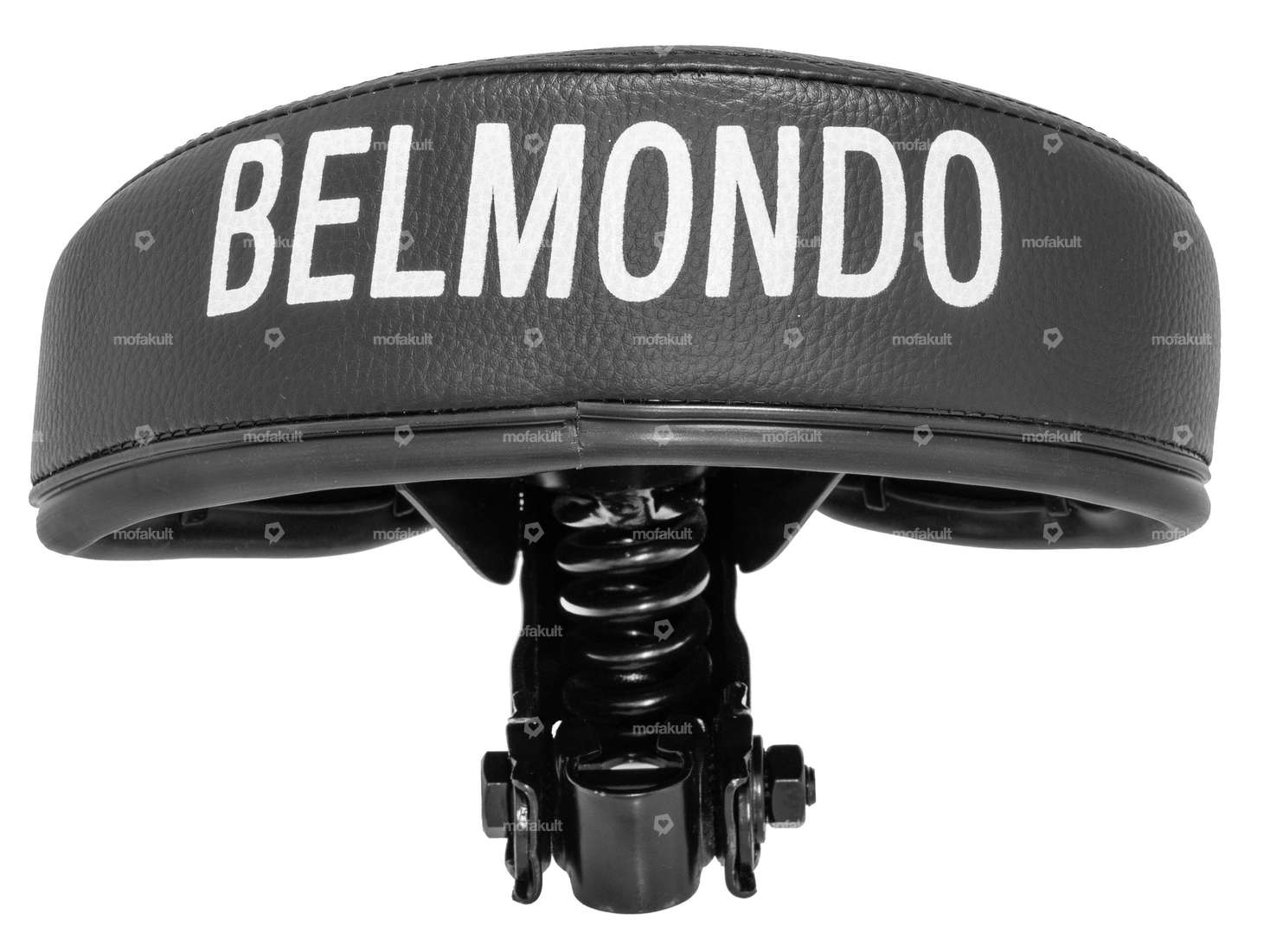 Sella con scritta "BELMONDO" in basso nero Carousel Image 3