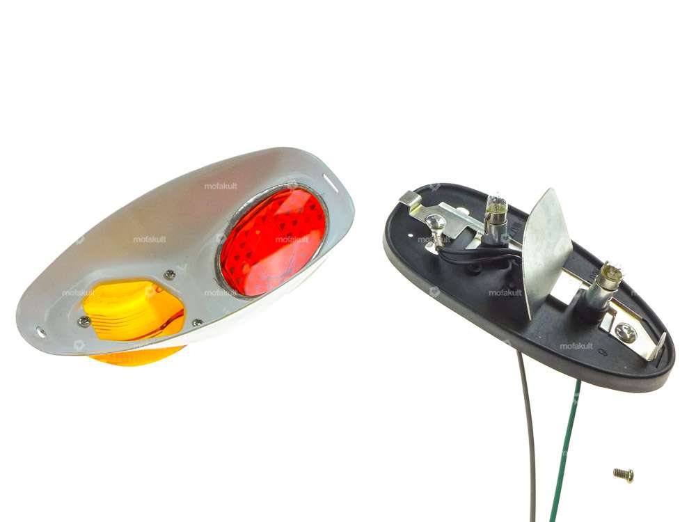 Rücklicht «Hella» gross Bremslicht weiss Carousel Image 4