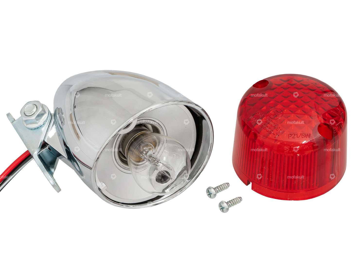 Fanale posteriore GPO "Tennessee" cromato Carousel Image 3