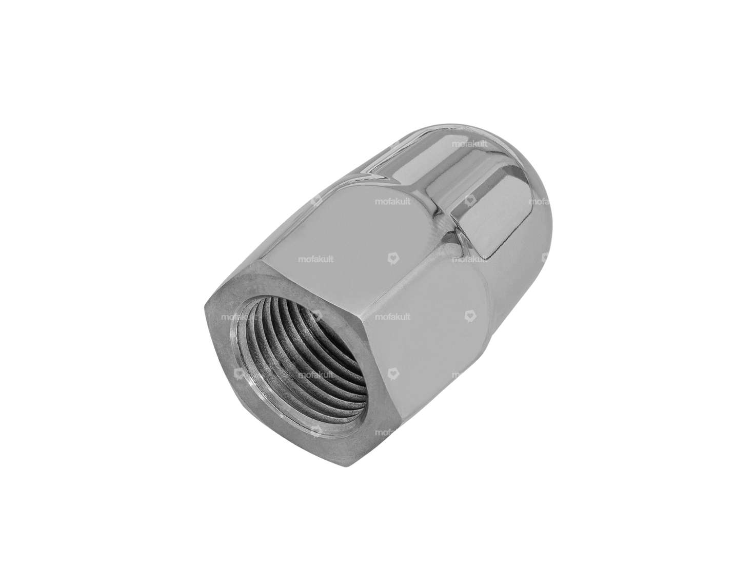 66HEROES dado a calotta M12x1 acciaio inox lucidato Carousel Image 4