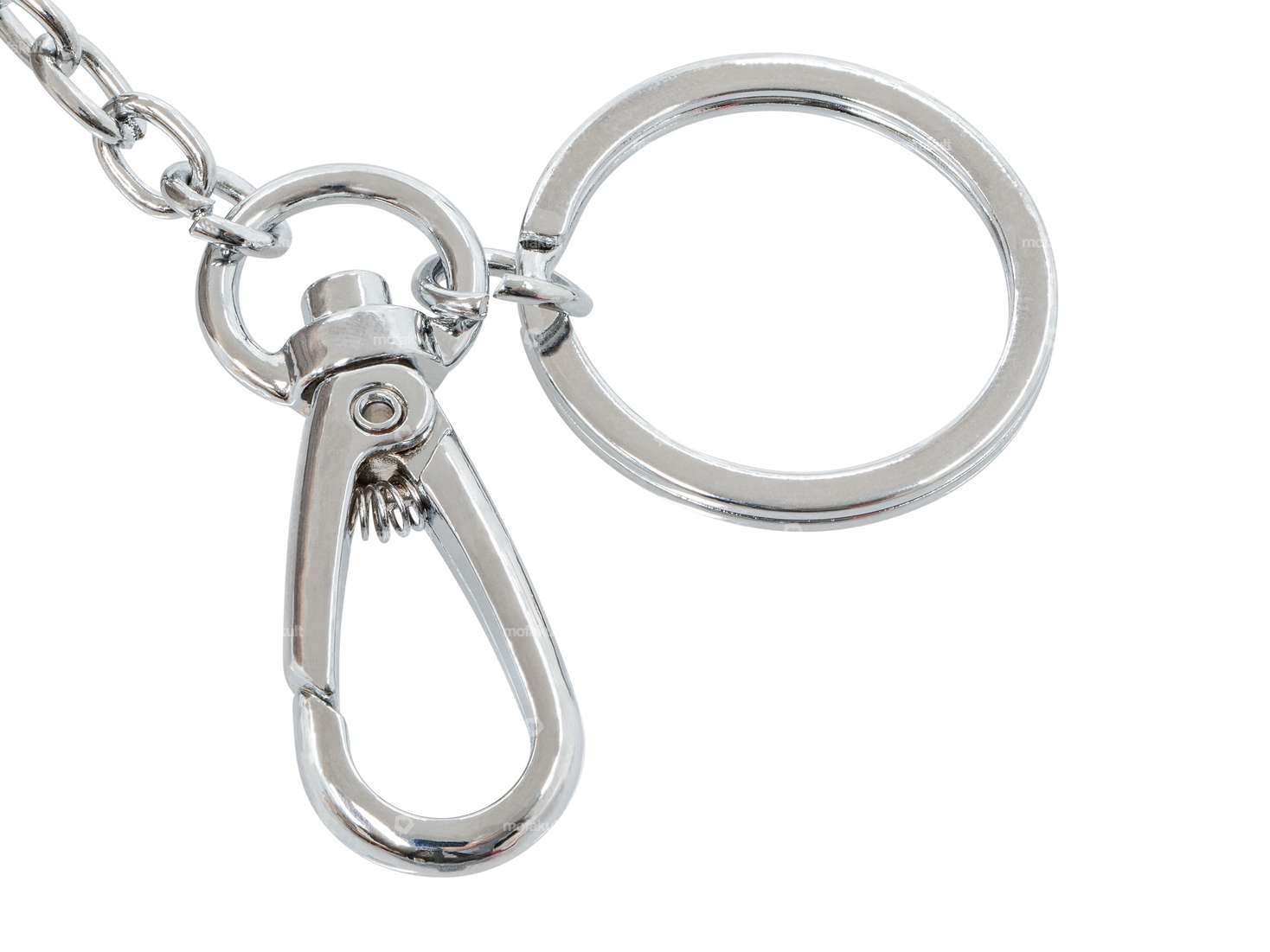 Ciondolo a coda di volpe nero (pelliccia sintetica) Carousel Image 2