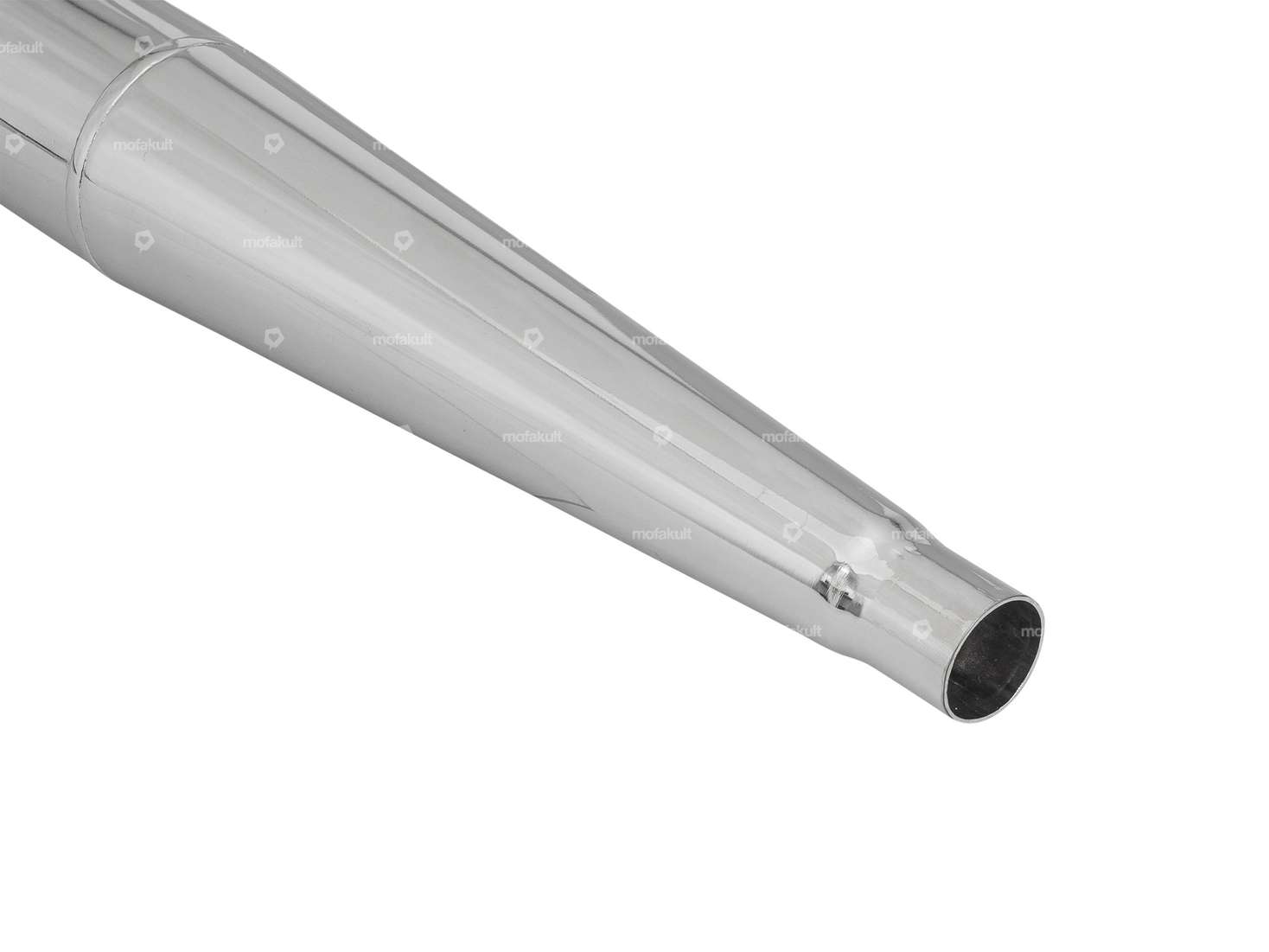 Jamarcol muffler cigar Ø 28 / 70 mm chrome | Kreidler Carousel Image 4