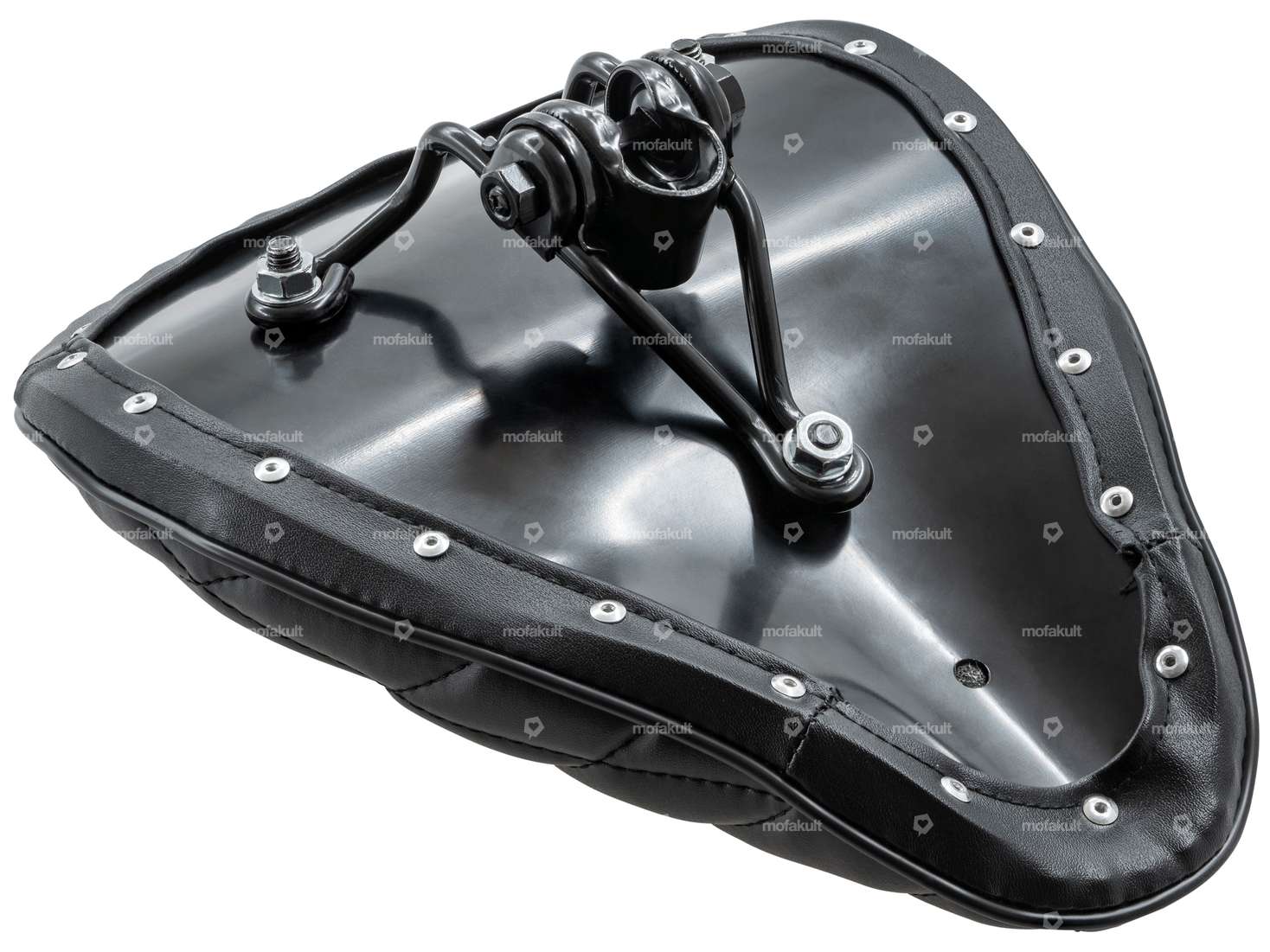 Saddle check pattern black Carousel Image 3