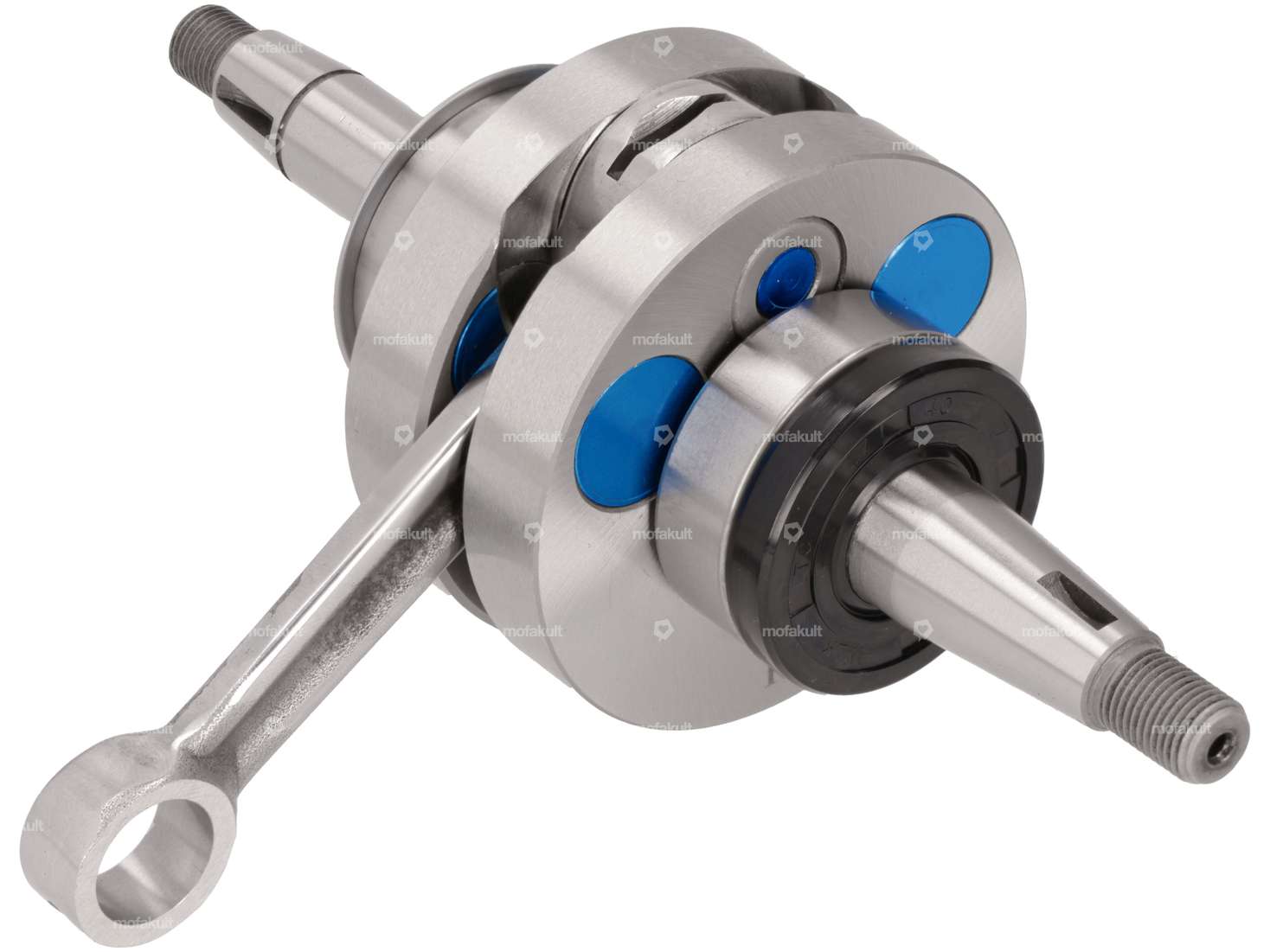 Rito crankshaft full cheeks with mounted bearings | Puch E50 Carousel Image 2