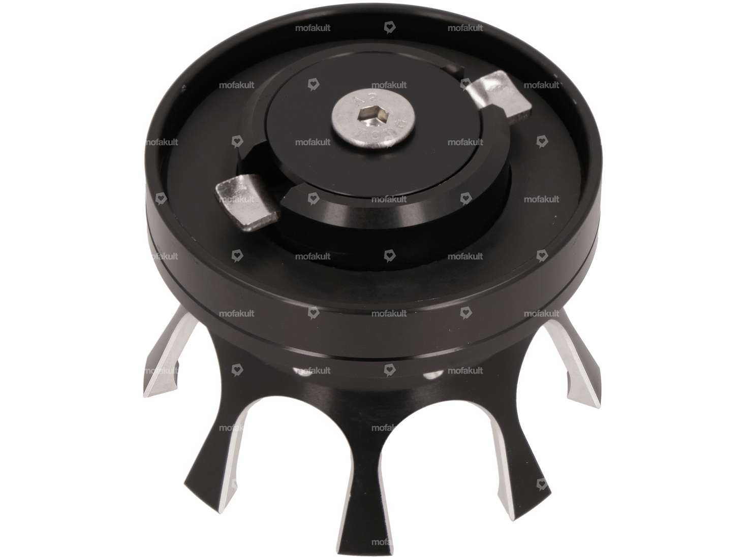 66HEROES tappo benzina nero 40 mm baionetta "Corona" Carousel Image 2