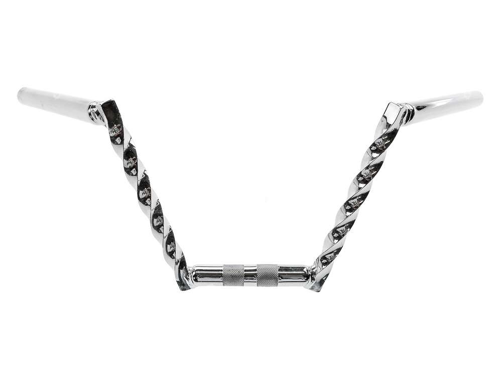 Handlebar fork plate 20 cm turned chrome Carousel Image 1