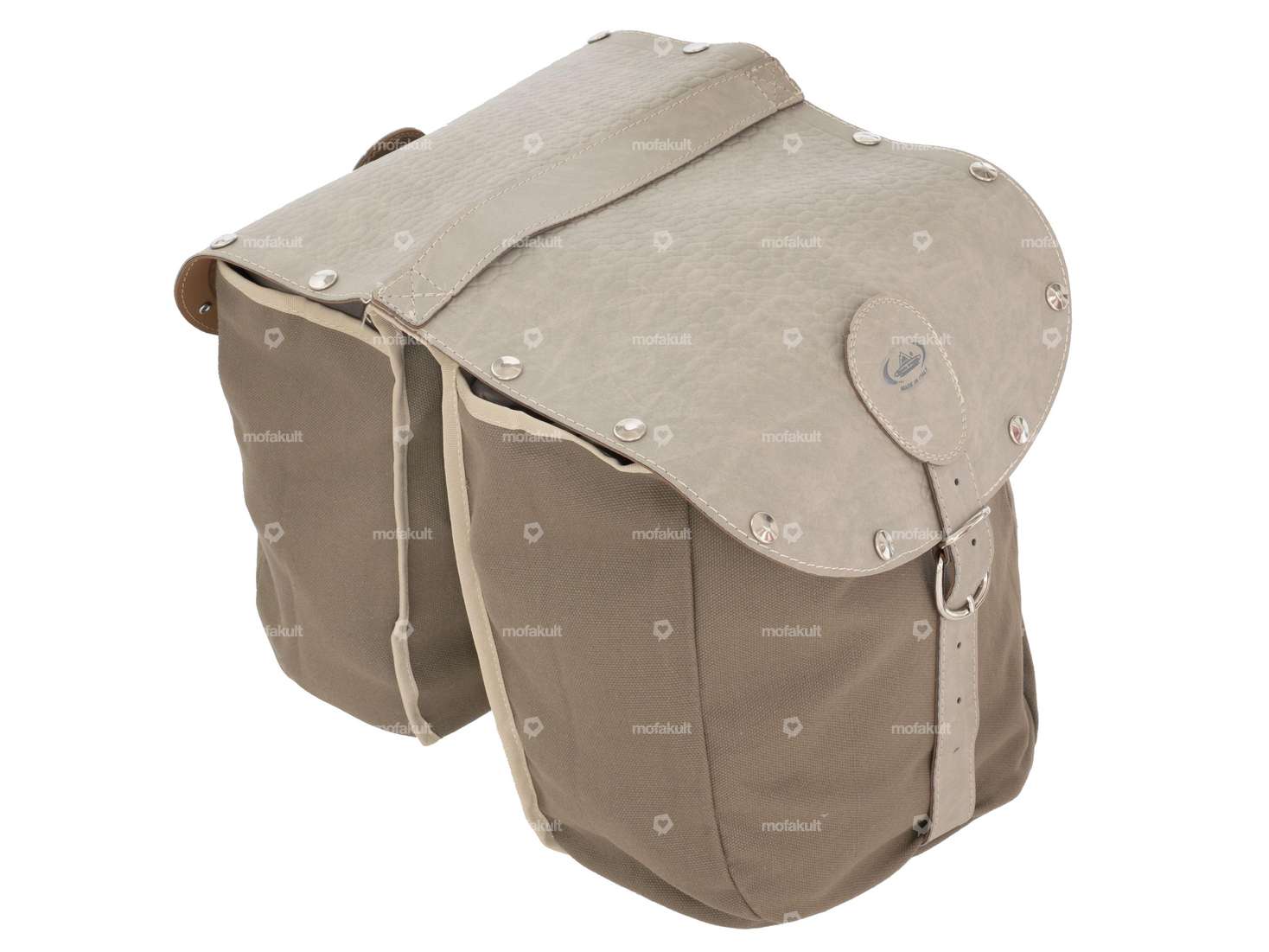 Gepäcktasche Oldschool grau Carousel Image 1