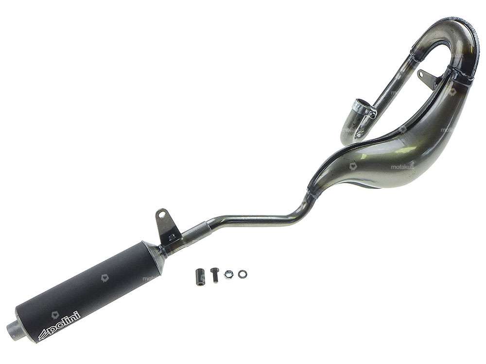 Scarico Polini Top One con silenziatore in alluminio | Piaggio Ciao Carousel Image 1