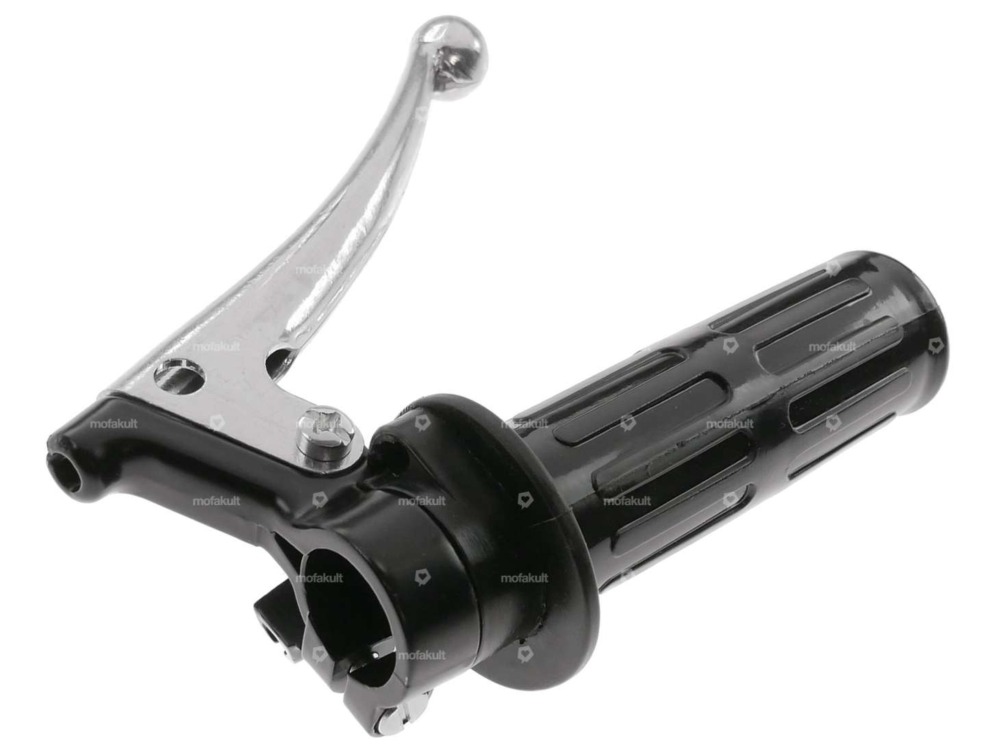 Manopola dell'acceleratore Oldschool nera Carousel Image 2