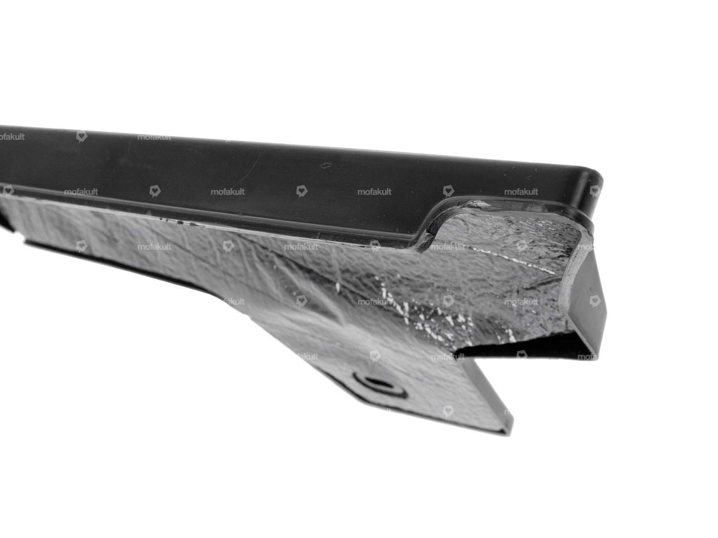 Rivestimento laterale Puch Maxi N sinistro nero NOS Carousel Image 2