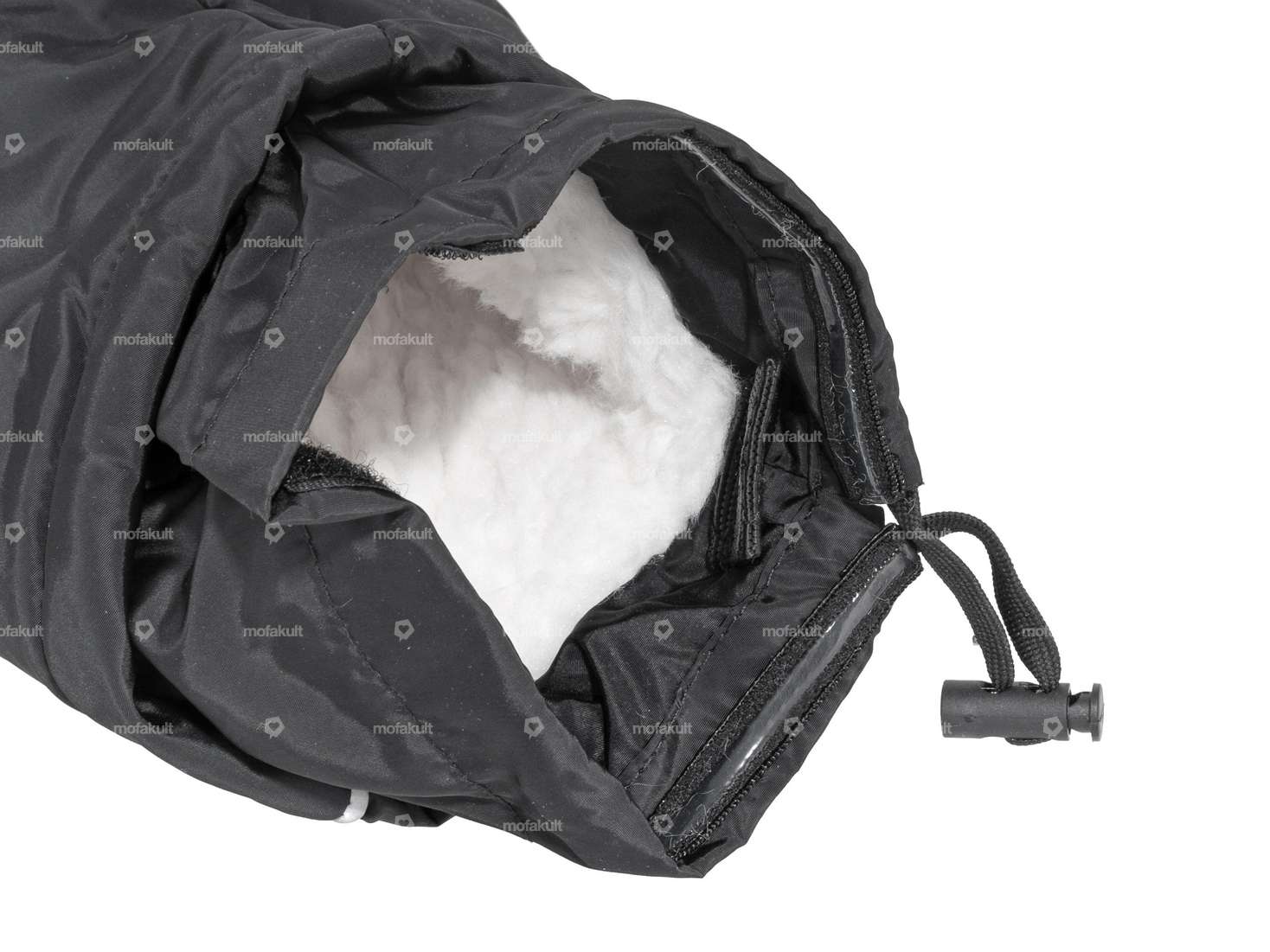 wobs Handschutz gefüttert lang schwarz Carousel Image 3