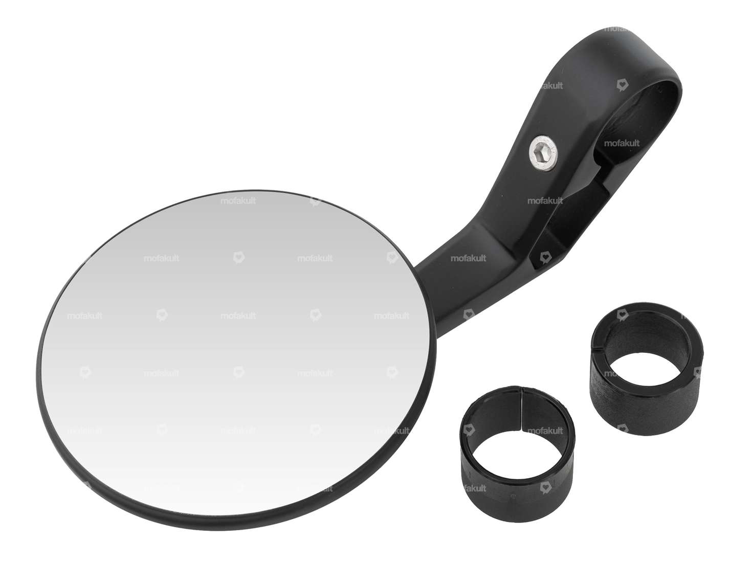 Specchio "Buckshot" nero Carousel Image 1