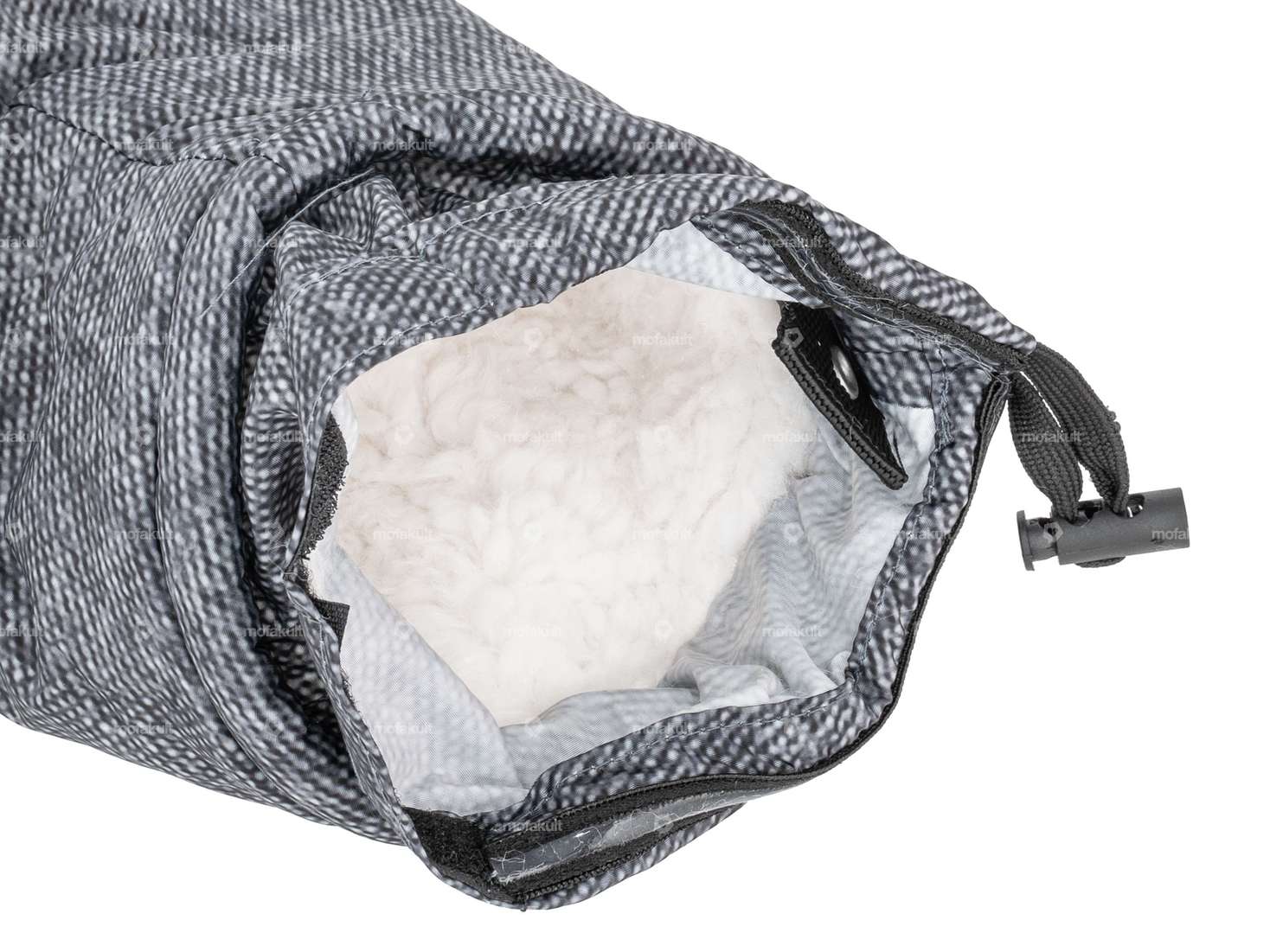 protezione per le mani wobs foderato lungo grigio Carousel Image 3