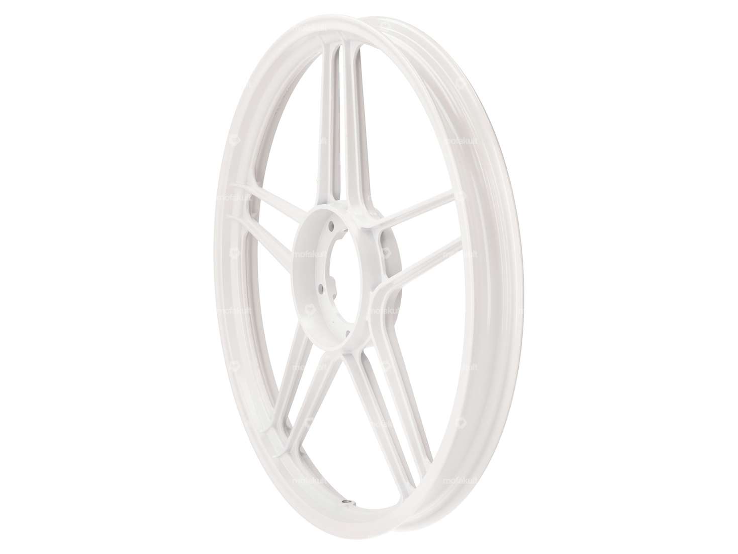 Wheel 17" cast white (5 double spokes) Grimeca replica | Puch Carousel Image 1