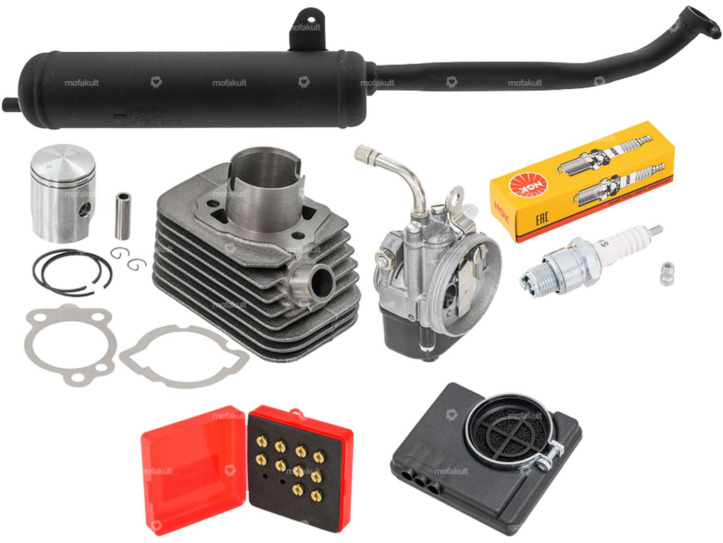 41 mm set di messa a punto quotidiana 10 mm KoBo | Piaggio Ciao, SI Carousel Image 1