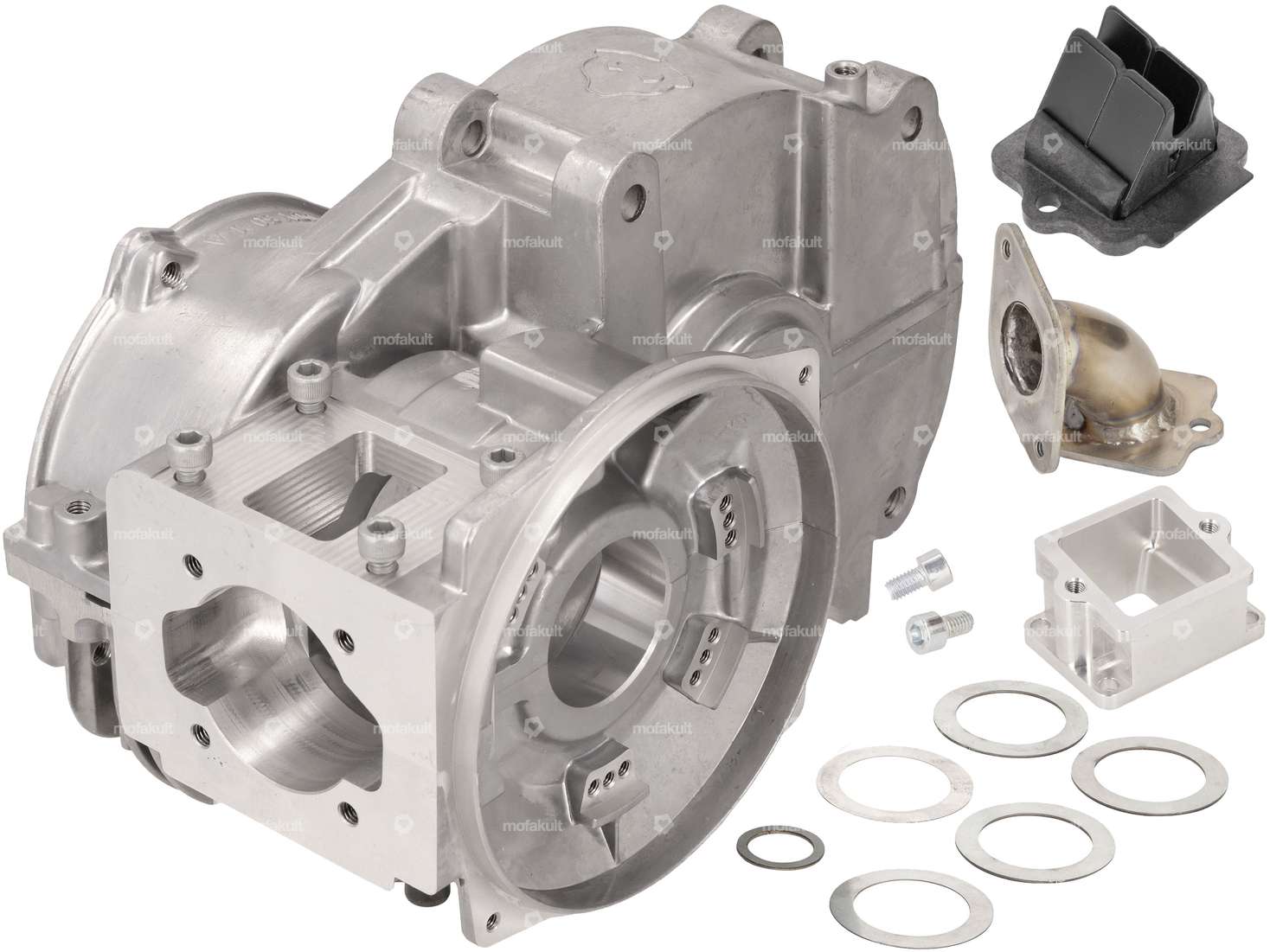 Set di carter motore ADDY GME "der.pruefstand" Edition | Puch E50 Carousel Image 1