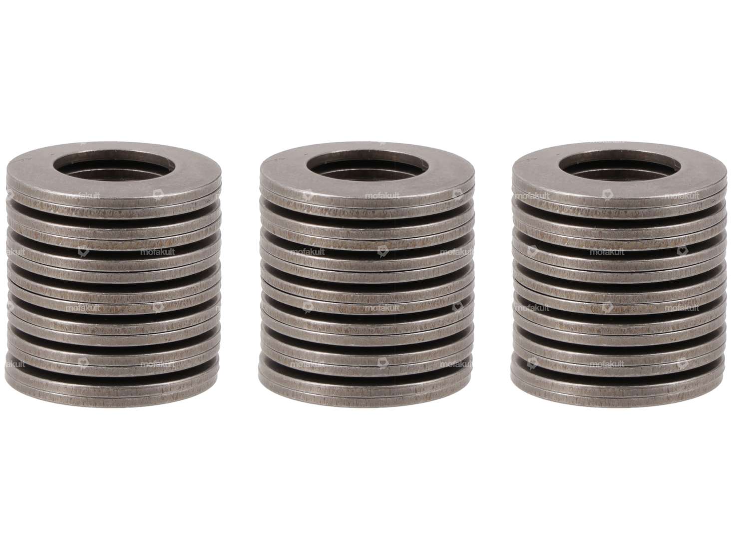 Set molle a tazza HRT 0,8 mm frizione KTM SX50 Inox | Puch E50 Carousel Image 1