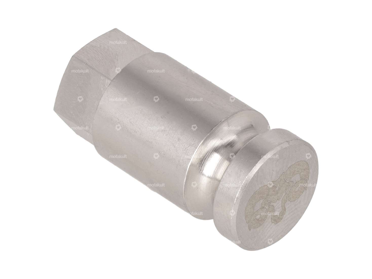 66HEROES Porta targa M8, laterale in acciaio inox Carousel Image 2