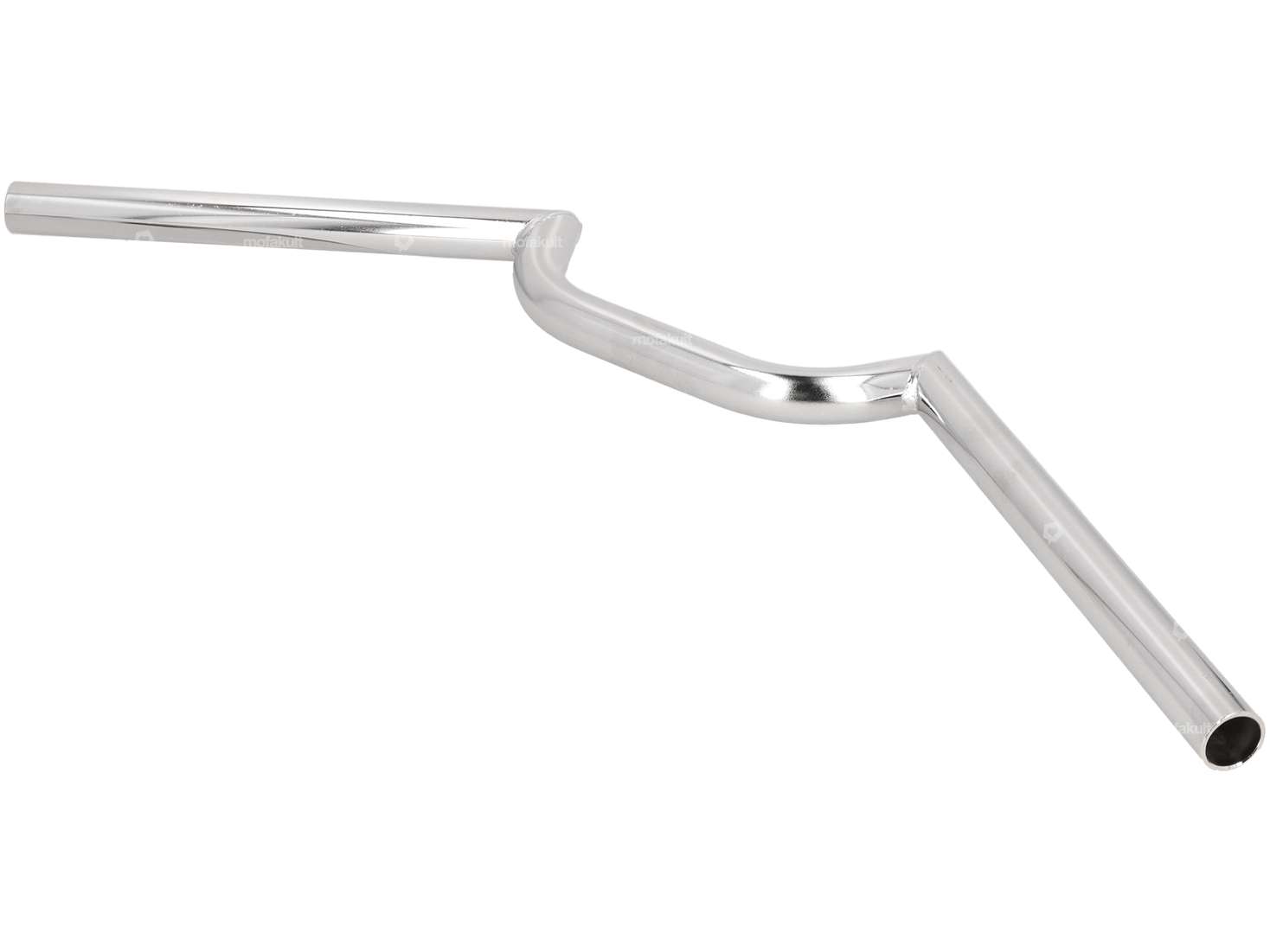 Piastra forcella manubrio 15 cm Racing chrome Carousel Image 2