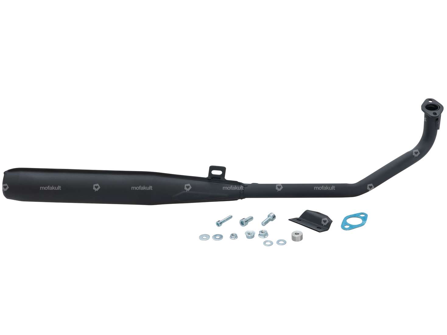 SITO Plus Auspuff 25 mm gerader Auslass schwarz | Tomos Carousel Image 1