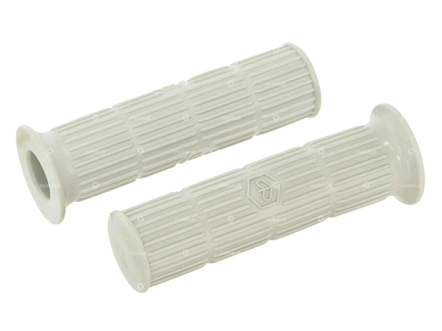 Manopole "Piaggio" grigie | Vespa Largeframe Carousel Image 1