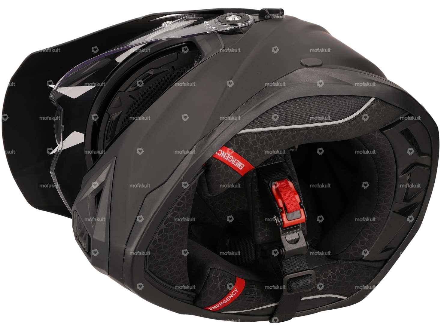 casco avventura gms "Adventus" nero opaco Carousel Image 4