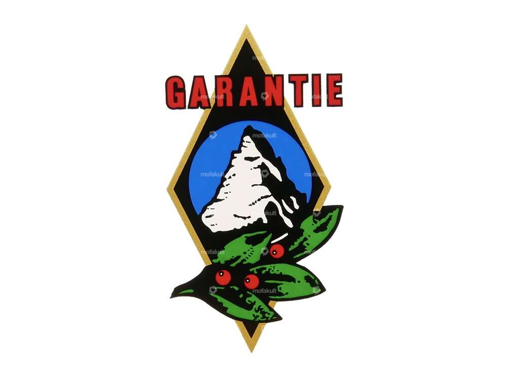 Adesivo di garanzia Alpa 28x53 mm Carousel Image 1