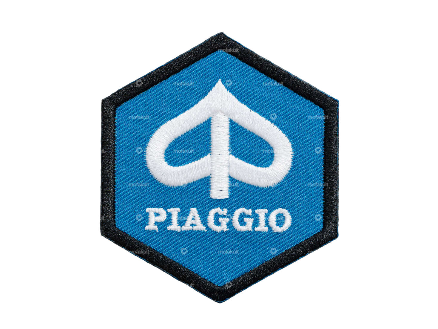 mk-Merch Aufnäher «Piaggio» 55 x 65 mm Carousel Image 1
