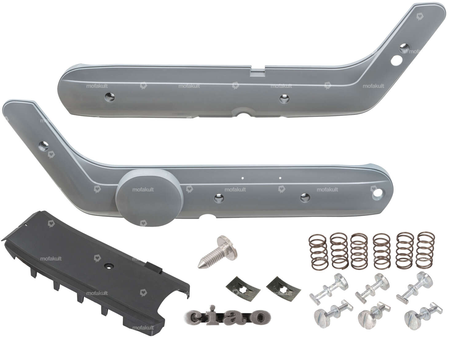 Set copertura telaio mono grigio (qualità 1A) | Piaggio Ciao P, SC Carousel Image 1