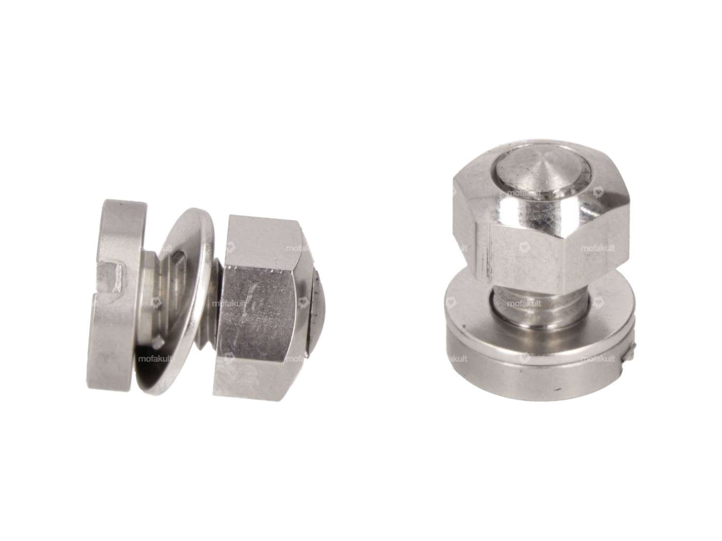 swiing® revival Schrauben-Set Vorderschutzblech Oldie-Look Inox | Piaggio Ciao Carousel Image 2