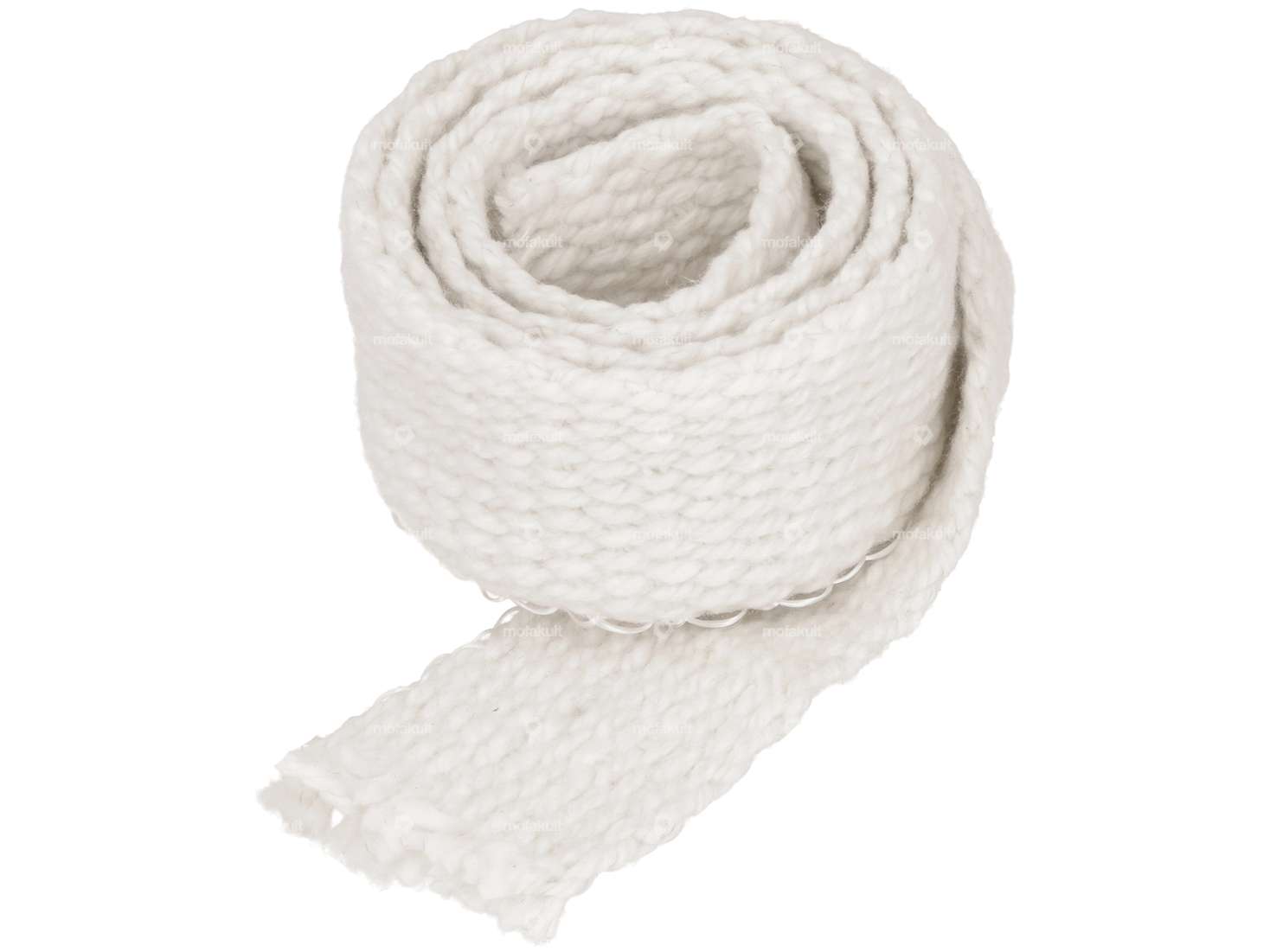 VITCAS Dichtband 50 x 3 mm Glasfaser weiss (per Meter) Carousel Image 1