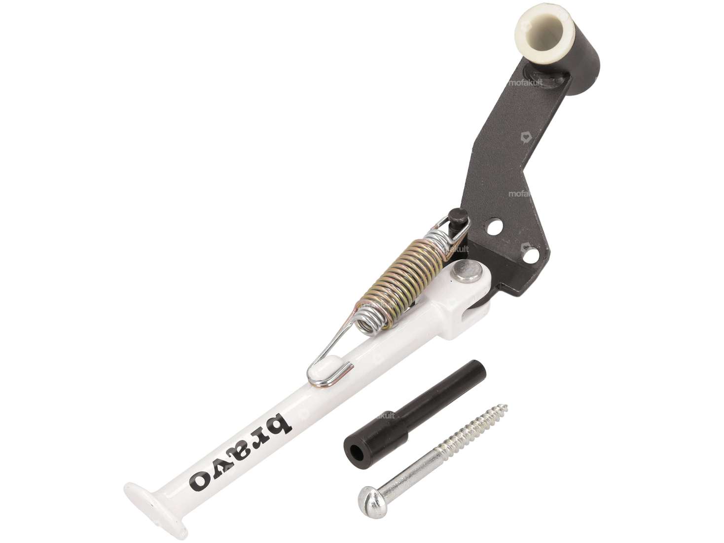 Cavalletto Buzzetti "bravo" bianco NOS | Piaggio Bravo, SUPERbravo Carousel Image 1