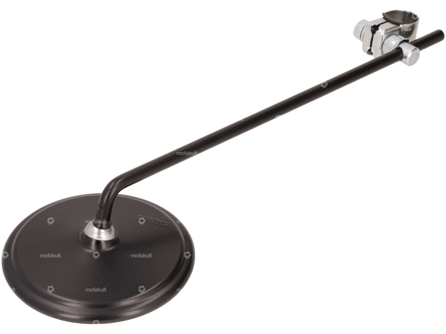 Specchio Bumm rotondo inox nero Carousel Image 3